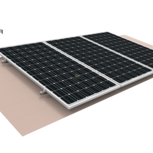 The L-shaped roof waterproof PV system is designed to securely install solar panels on L-shaped roofs while ensuring complete waterproofing and protection against water infiltration, providing a reliable platform for solar energy generation.