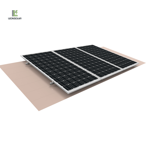 Overall rendering of roof waterproof solar installation