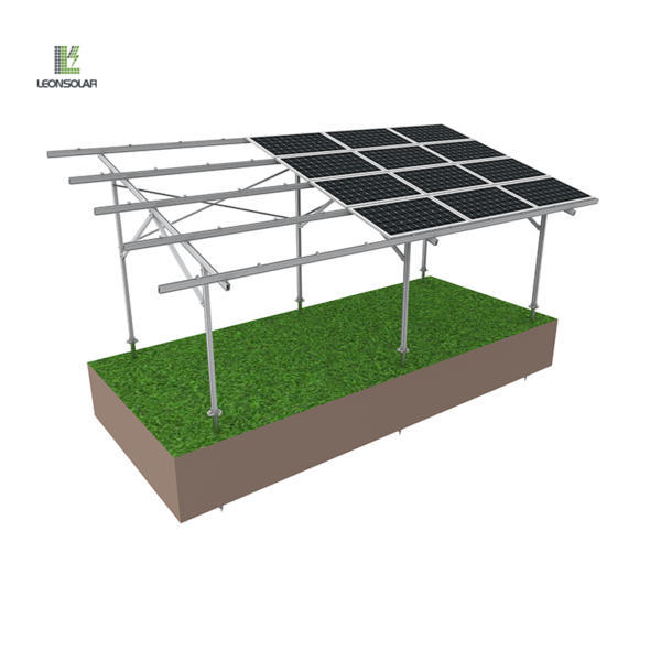 Different structures of agricultural solar PV system