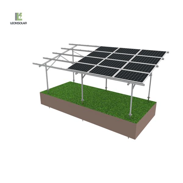 Installation effect diagram of agricultural solar PV system