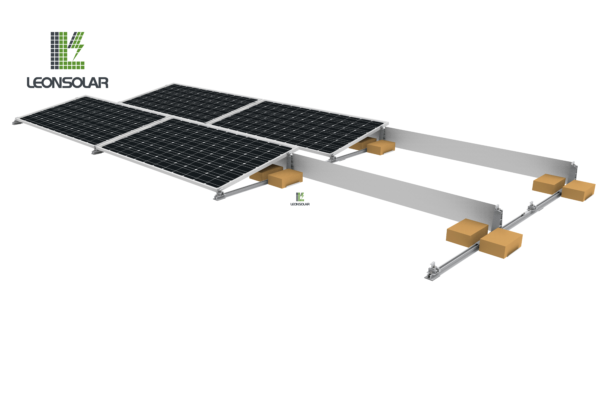 The Ballasted PV System is a practical and efficient solution for installing solar panels on rooftops without penetrating the roof membrane. Its primary purpose is to provide a stable and secure platform for solar panels using ballast, typically in the form of concrete blocks or other heavy materials.