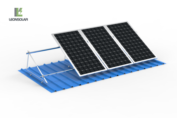 The Roof Tripod Solar PV System is designed to mount solar panels on roofs, including corrugated iron surfaces, to generate clean electricity for meeting daily energy needs, promoting sustainability and energy independence.