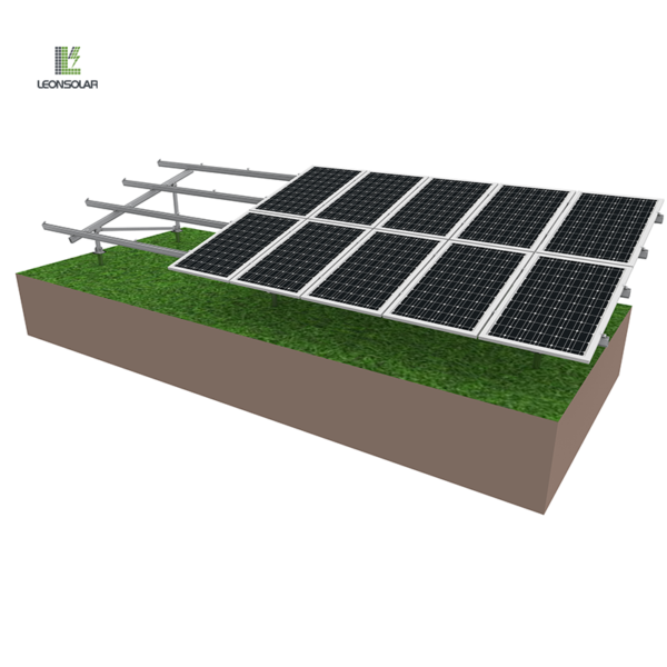 N-shape ground mounted solar structure