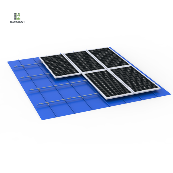 tin roof solar mounting system uses H-shaped solar rails