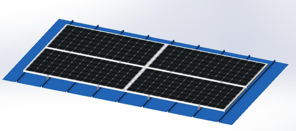 rooftop solar panel installation